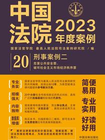 中国法院2023年度案例：刑事案例二
