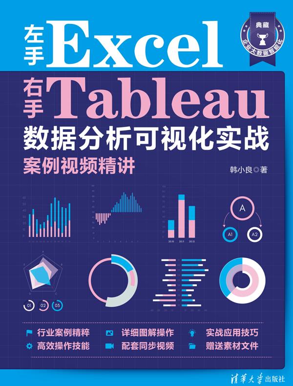 左手Excel右手Tableau数据分析可视化实战案例视频精讲