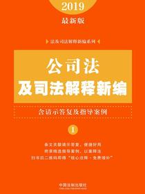 公司法及司法解释新编（含请示答复及指导案例）（2019年版）