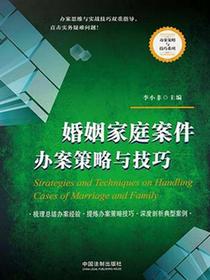 婚姻家庭案件办案策略与技巧