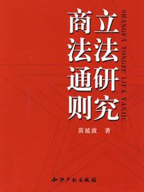 商法通则立法研究
