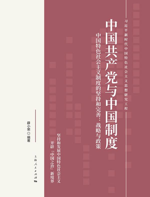 中国共产党与中国制度——中国特色社会主义的坚持和完善：战略与政策