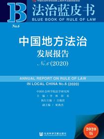 中国地方法治发展报告（No.6·2020）（法制蓝皮书）