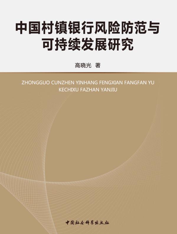中国村镇银行风险防范与可持续发展研究