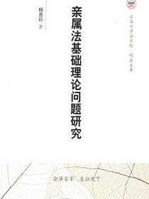 亲属法基础理论问题研究