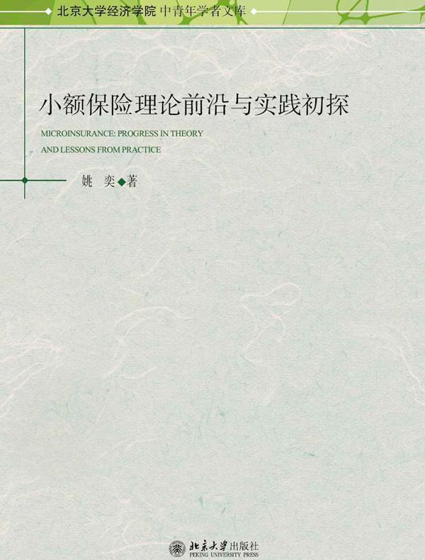 小额保险理论前沿与实践初探