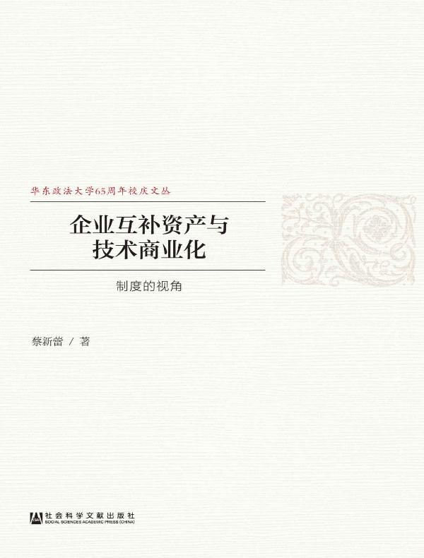 企业互补资产与技术商业化:制度的视角