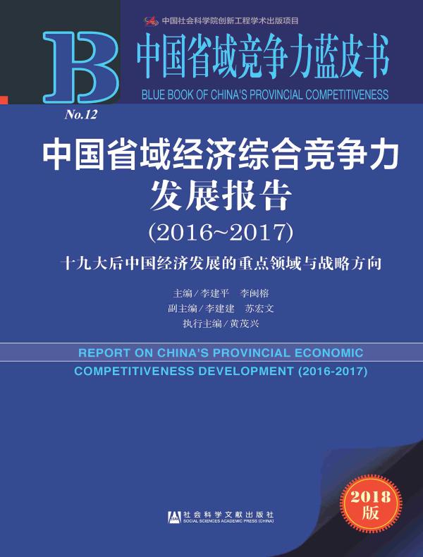 中国省域经济综合竞争力发展报告（2016～2017）：十九大后中国经济发展的重点领域与战略方向（中国省域竞争力蓝皮书）