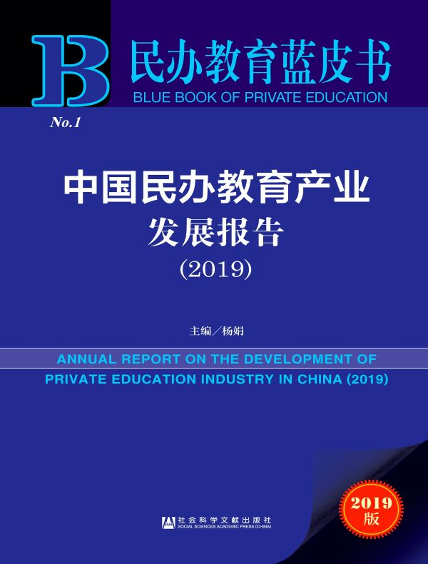 中国民办教育产业发展报告(2019)(民办教育蓝皮书)