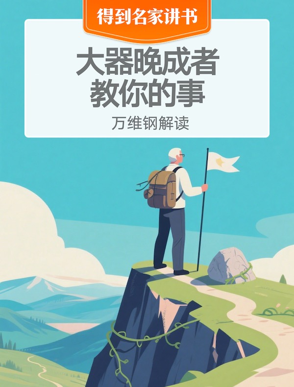 （英文原版）《大器晚成者教你的事》| 万维钢解读