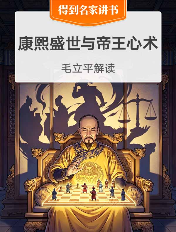 《康熙盛世与帝王心术》| 毛立平解读