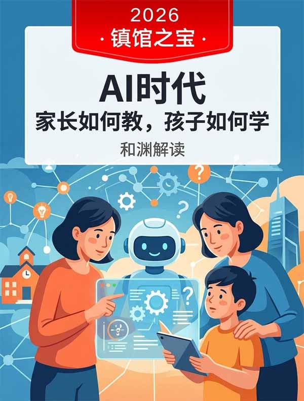 《AI时代，家长如何教，孩子如何学》| 和渊解读