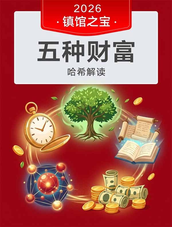 （英文新书）《五种财富》| 哈希解读 